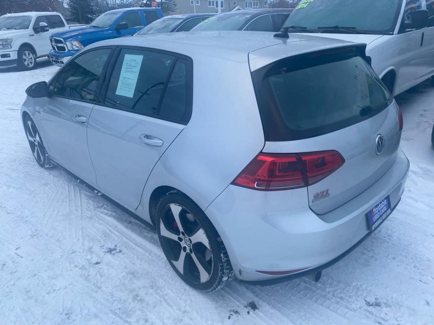 2017 SILVER VOLKSWAGEN GTI S/SE (3VW447AU9HM) with an 2L engine, Automatic transmission, located at 929 East 8th Ave, Anchorage, AK, 99501, (907) 274-2277, 61.214783, -149.866074 - Photo#2
