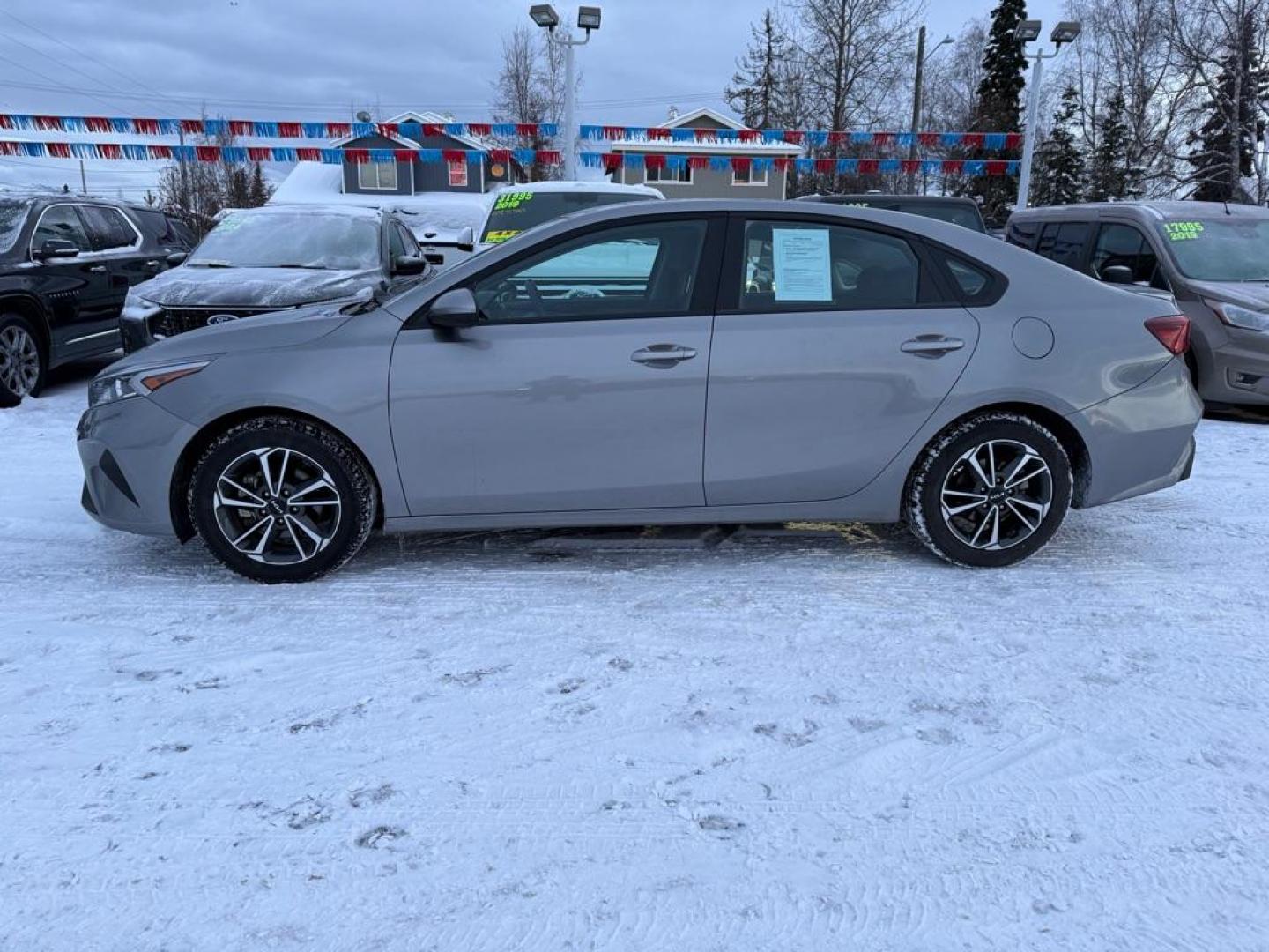 2023 GRAY KIA FORTE LX (3KPF24AD7PE) with an 2L engine, Continuously Variable transmission, located at 929 East 8th Ave, Anchorage, AK, 99501, (907) 274-2277, 61.214783, -149.866074 - Photo#1