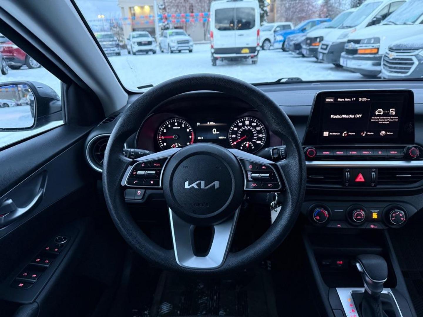 2023 GRAY KIA FORTE LX (3KPF24AD7PE) with an 2L engine, Continuously Variable transmission, located at 929 East 8th Ave, Anchorage, AK, 99501, (907) 274-2277, 61.214783, -149.866074 - Photo#4