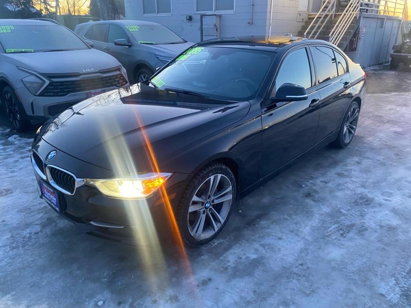 2015 BLACK BMW 328 XI (WBA3B3G50FN) with an 2.0L engine, Automatic transmission, located at 929 East 8th Ave, Anchorage, AK, 99501, (907) 274-2277, 61.214783, -149.866074 - Photo#0