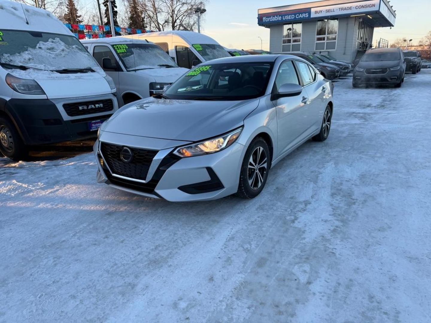 2023 SILVER NISSAN SENTRA SV (3N1AB8CV3PY) with an 2.0L engine, Continuously Variable transmission, located at 929 East 8th Ave, Anchorage, AK, 99501, (907) 274-2277, 61.214783, -149.866074 - Photo#0