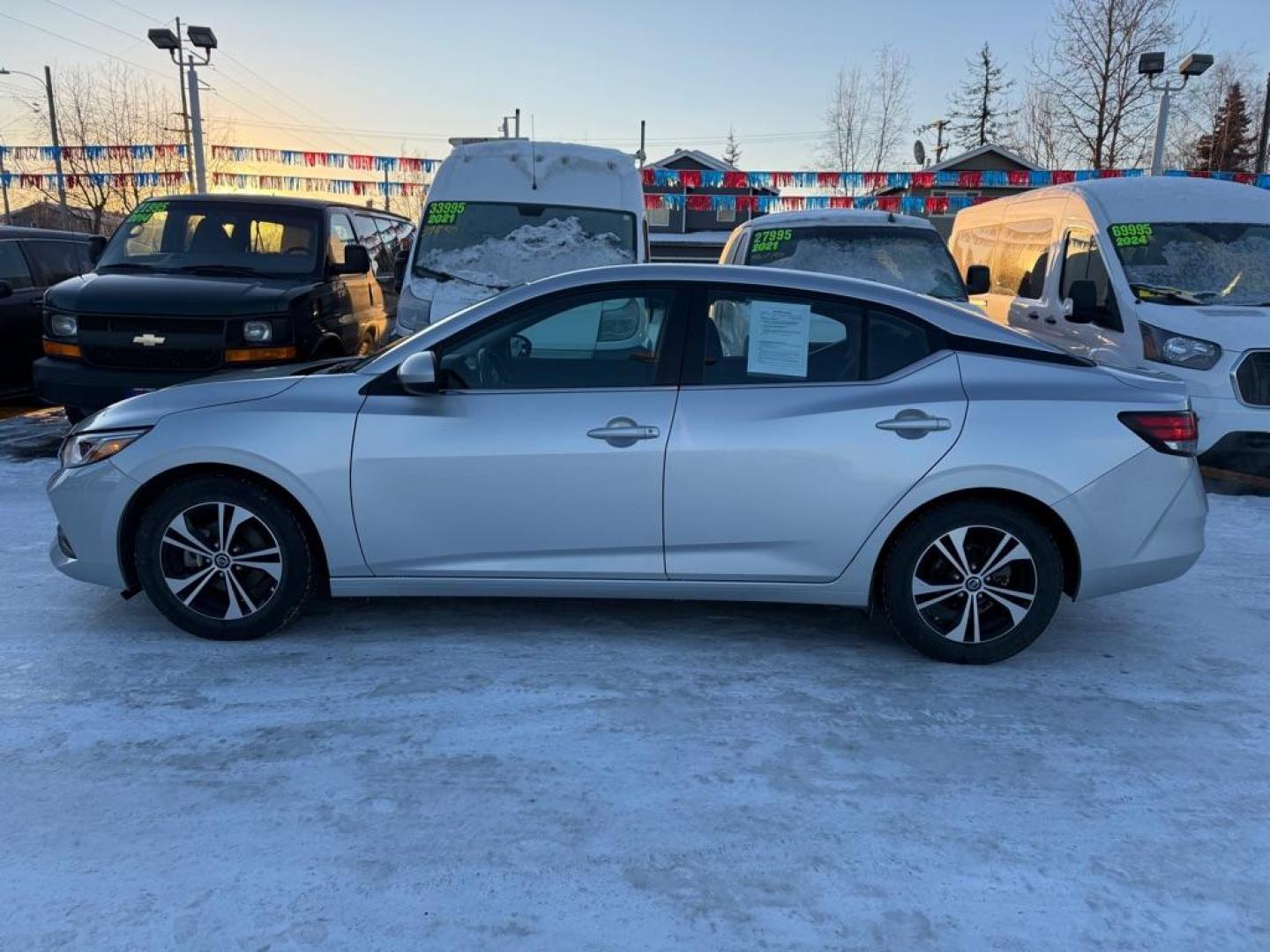 2023 SILVER NISSAN SENTRA SV (3N1AB8CV3PY) with an 2.0L engine, Continuously Variable transmission, located at 929 East 8th Ave, Anchorage, AK, 99501, (907) 274-2277, 61.214783, -149.866074 - Photo#1