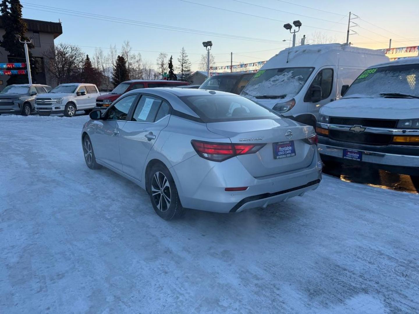 2023 SILVER NISSAN SENTRA SV (3N1AB8CV3PY) with an 2.0L engine, Continuously Variable transmission, located at 929 East 8th Ave, Anchorage, AK, 99501, (907) 274-2277, 61.214783, -149.866074 - Photo#2
