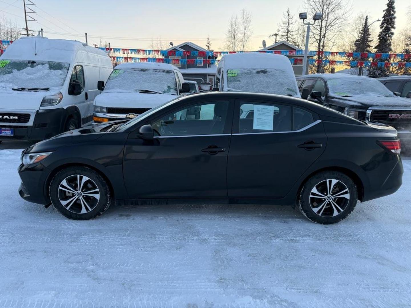 2023 BLACK NISSAN SENTRA SV (3N1AB8CV3PY) with an 2.0L engine, Continuously Variable transmission, located at 929 East 8th Ave, Anchorage, AK, 99501, (907) 274-2277, 61.214783, -149.866074 - Photo#1