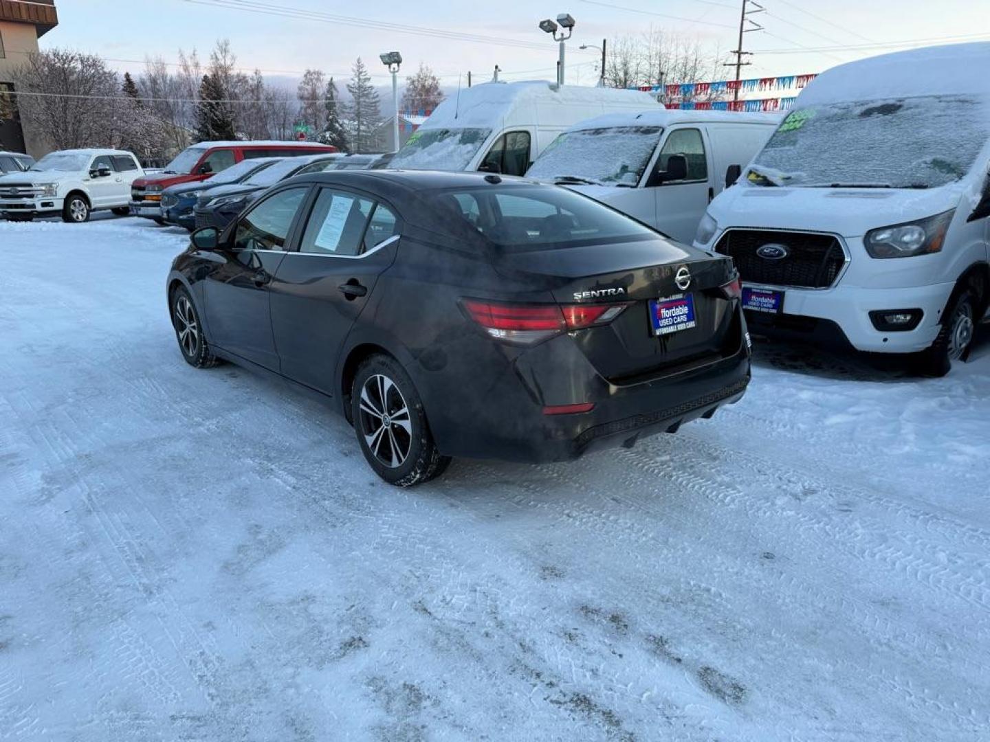 2023 BLACK NISSAN SENTRA SV (3N1AB8CV3PY) with an 2.0L engine, Continuously Variable transmission, located at 929 East 8th Ave, Anchorage, AK, 99501, (907) 274-2277, 61.214783, -149.866074 - Photo#2