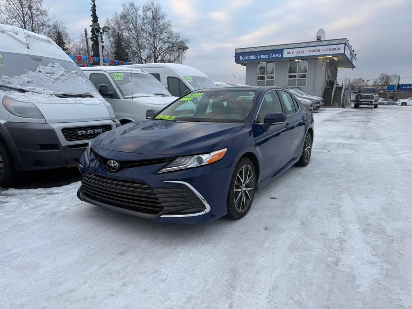 2023 BLUE TOYOTA CAMRY XLE (4T1F11BK2PU) with an 2.5L engine, Automatic transmission, located at 929 East 8th Ave, Anchorage, AK, 99501, (907) 274-2277, 61.214783, -149.866074 - Photo#0