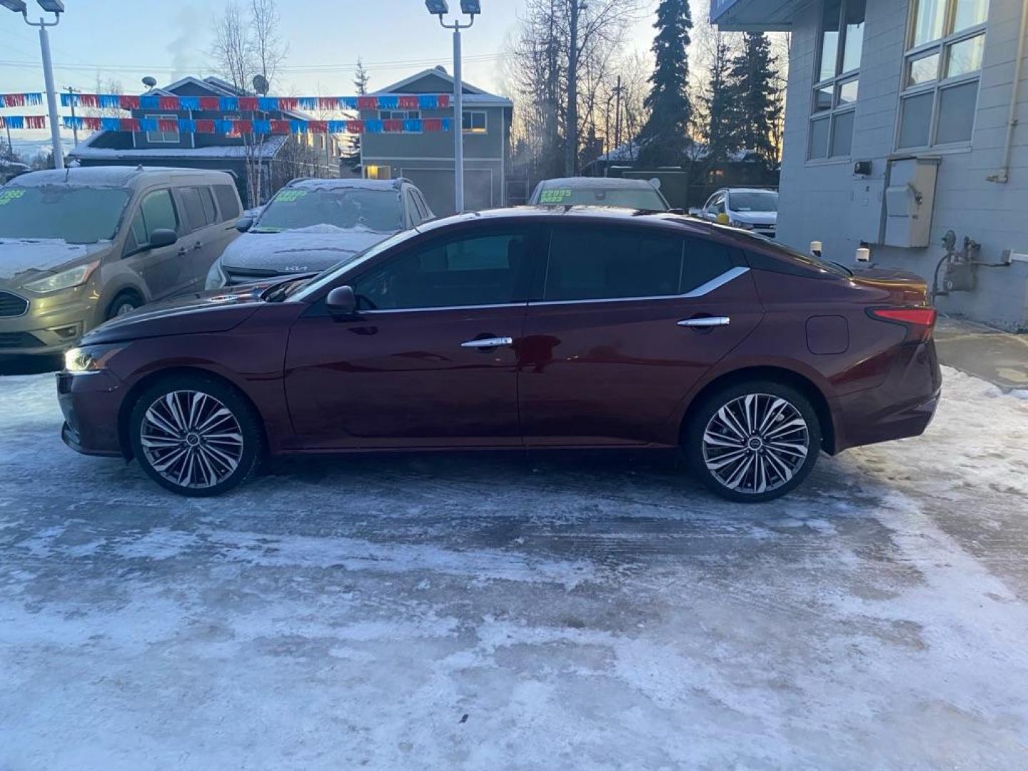 2023 MAROON NISSAN ALTIMA SL (1N4BL4EW0PN) with an 2.5L engine, Continuously Variable transmission, located at 929 East 8th Ave, Anchorage, AK, 99501, (907) 274-2277, 61.214783, -149.866074 - Photo#1
