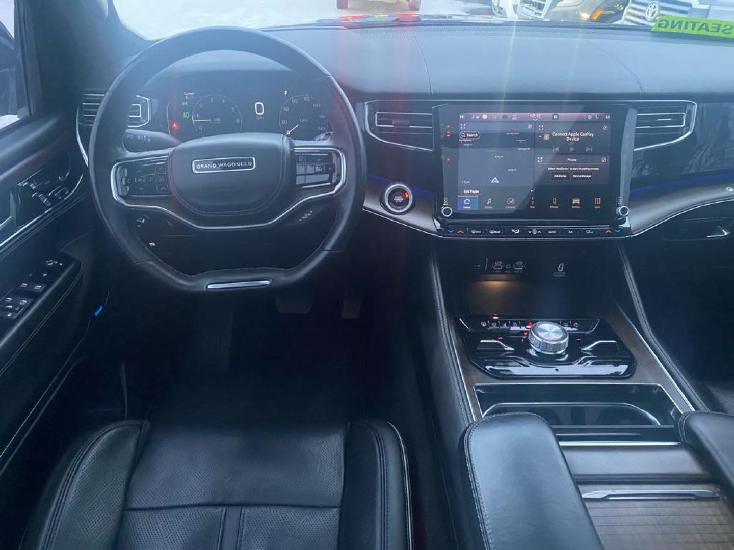 2022 BLACK JEEP GRAND WAGONEER SERIES II (1C4SJVFJ8NS) with an 6.4L engine, Automatic transmission, located at 929 East 8th Ave, Anchorage, AK, 99501, (907) 274-2277, 61.214783, -149.866074 - Photo#4