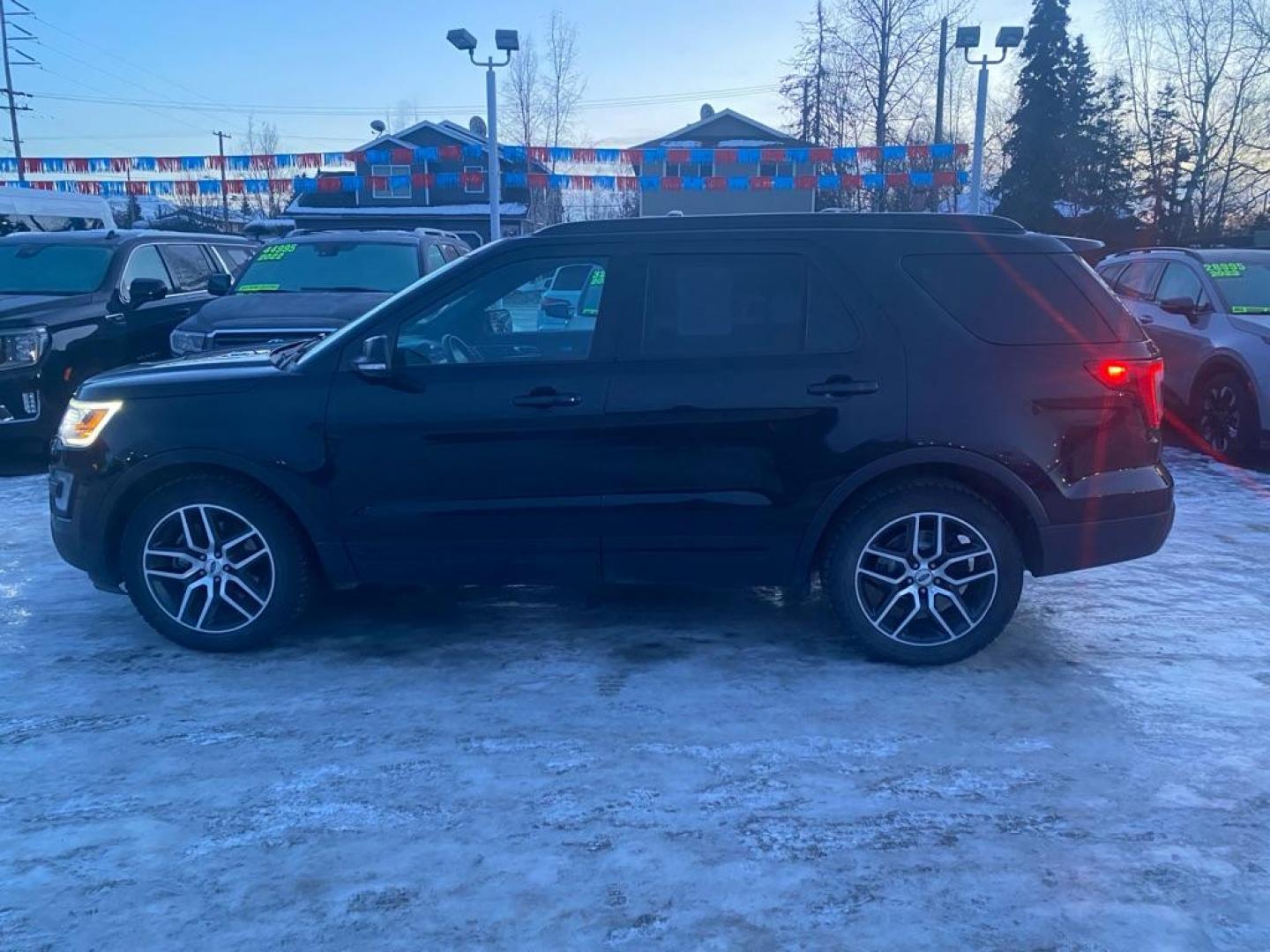 2017 BLACK FORD EXPLORER SPORT (1FM5K8GT1HG) with an 3.5L engine, Automatic transmission, located at 929 East 8th Ave, Anchorage, AK, 99501, (907) 274-2277, 61.214783, -149.866074 - Photo#1