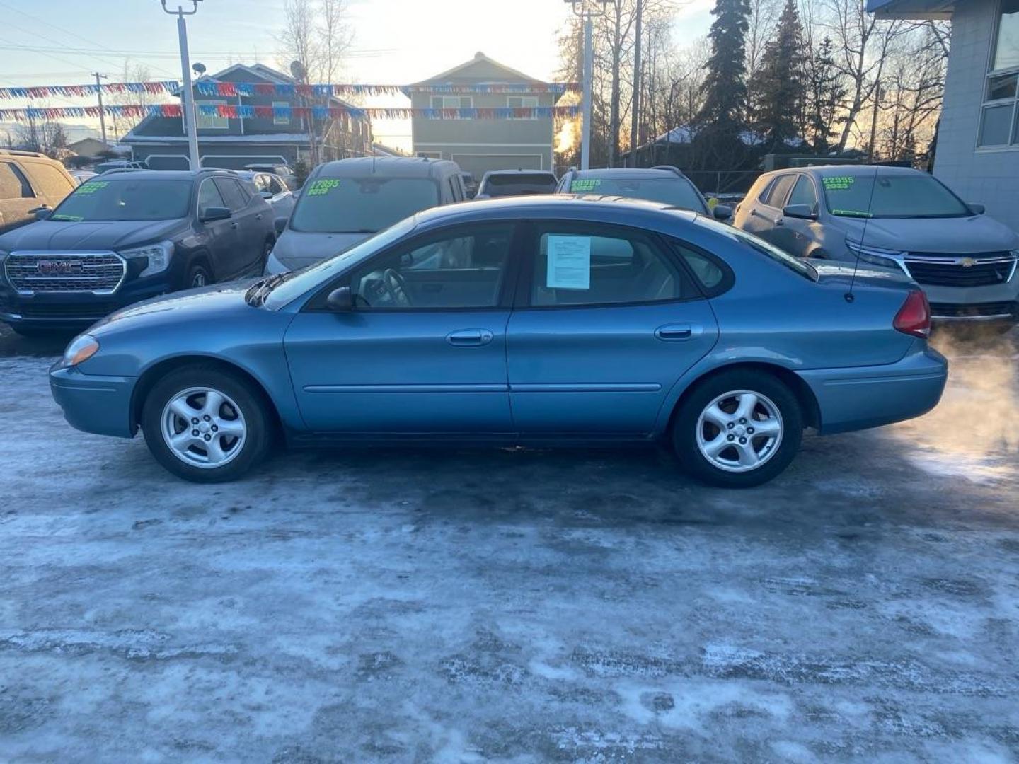2007 BLUE FORD TAURUS SE (1FAFP53U07A) with an 3.0L engine, Automatic transmission, located at 929 East 8th Ave, Anchorage, AK, 99501, (907) 274-2277, 61.214783, -149.866074 - Photo#1
