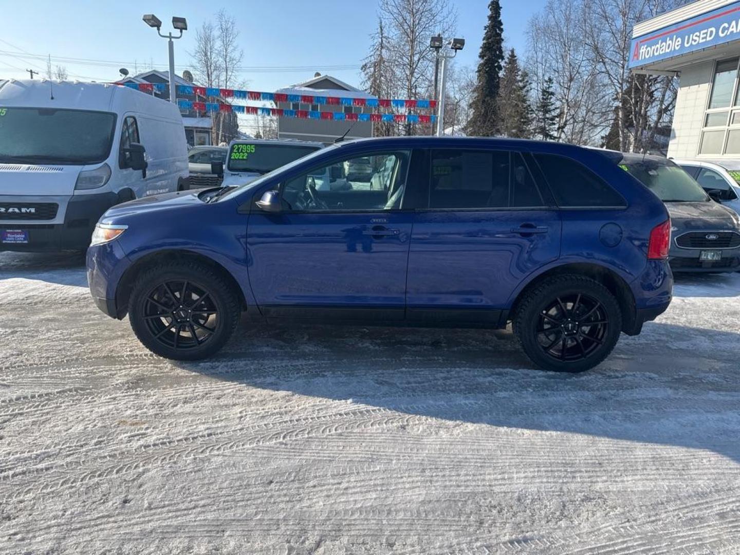 2014 BLUE FORD EDGE SEL (2FMDK4JC2EB) with an 3.5L engine, Automatic transmission, located at 929 East 8th Ave, Anchorage, AK, 99501, (907) 274-2277, 61.214783, -149.866074 - Photo#1