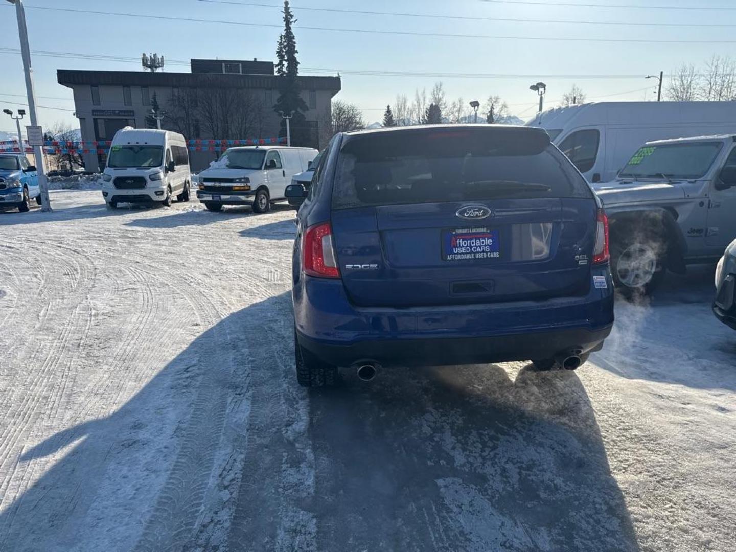 2014 BLUE FORD EDGE SEL (2FMDK4JC2EB) with an 3.5L engine, Automatic transmission, located at 929 East 8th Ave, Anchorage, AK, 99501, (907) 274-2277, 61.214783, -149.866074 - Photo#2