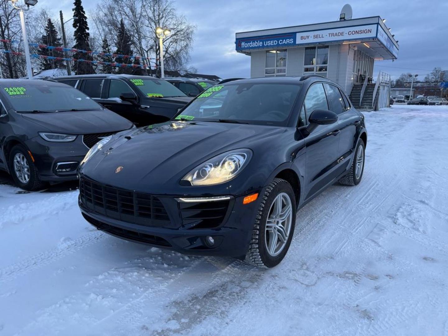 2018 BLUE PORSCHE MACAN (WP1AA2A51JL) , Automatic transmission, located at 929 East 8th Ave, Anchorage, AK, 99501, (907) 274-2277, 61.214783, -149.866074 - Photo#0