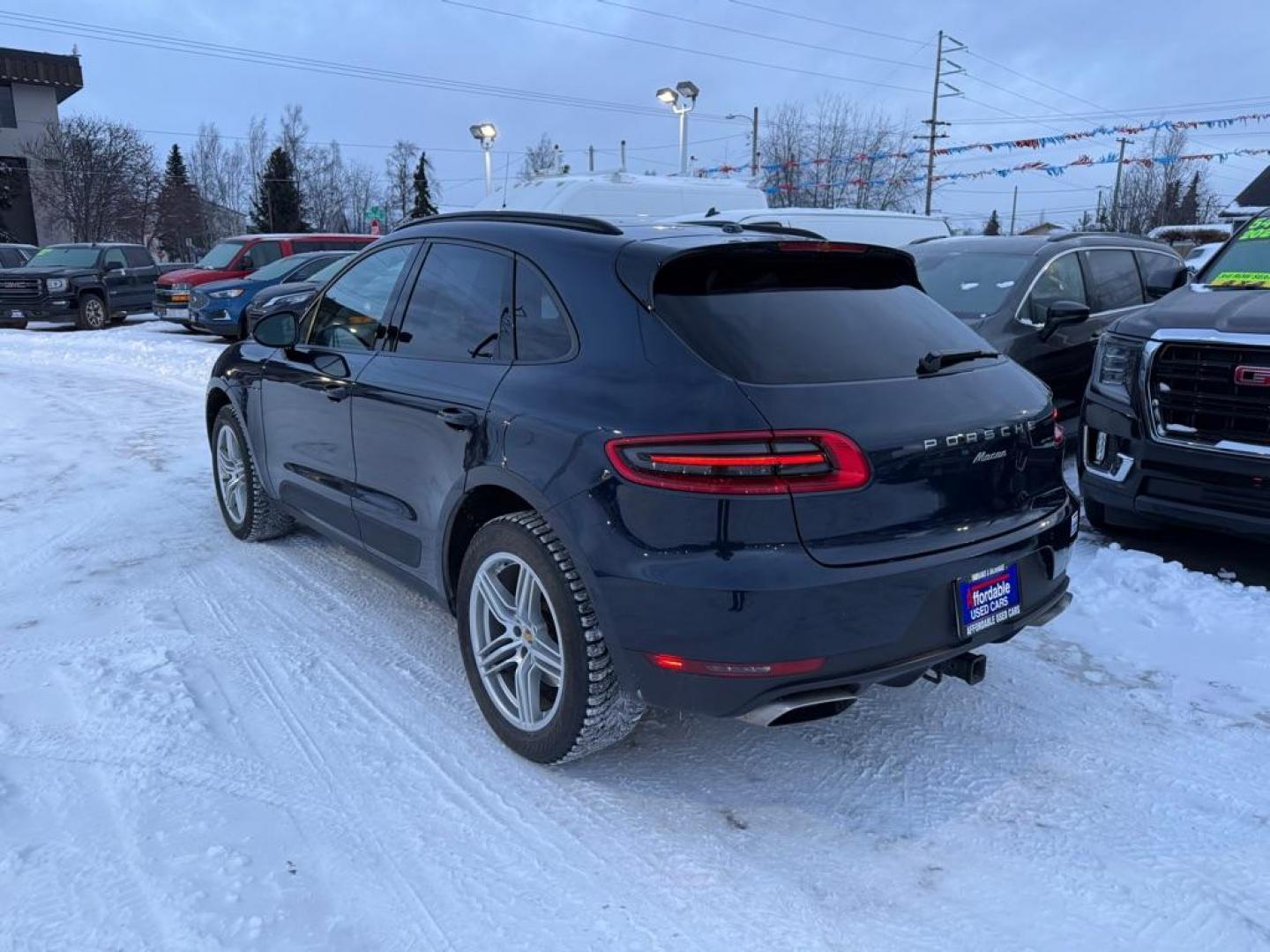 2018 BLUE PORSCHE MACAN (WP1AA2A51JL) , Automatic transmission, located at 929 East 8th Ave, Anchorage, AK, 99501, (907) 274-2277, 61.214783, -149.866074 - Photo#2