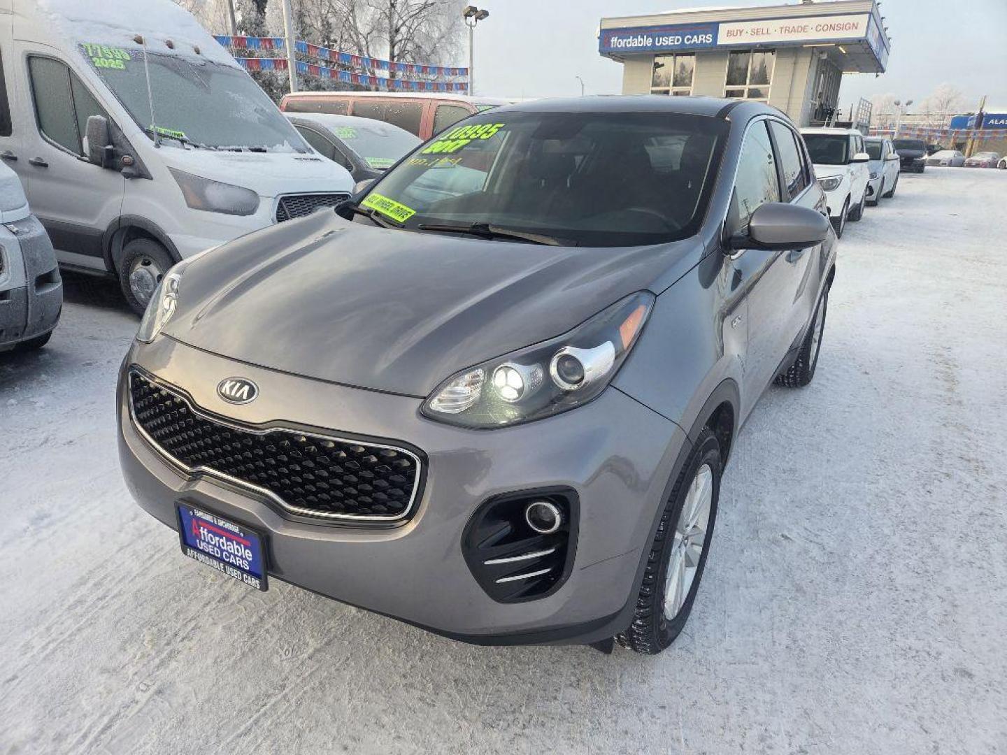 2017 SILVER KIA SPORTAGE LX (KNDPMCAC7H7) with an 2.4L engine, Automatic transmission, located at 929 East 8th Ave, Anchorage, AK, 99501, (907) 274-2277, 61.214783, -149.866074 - Photo#0
