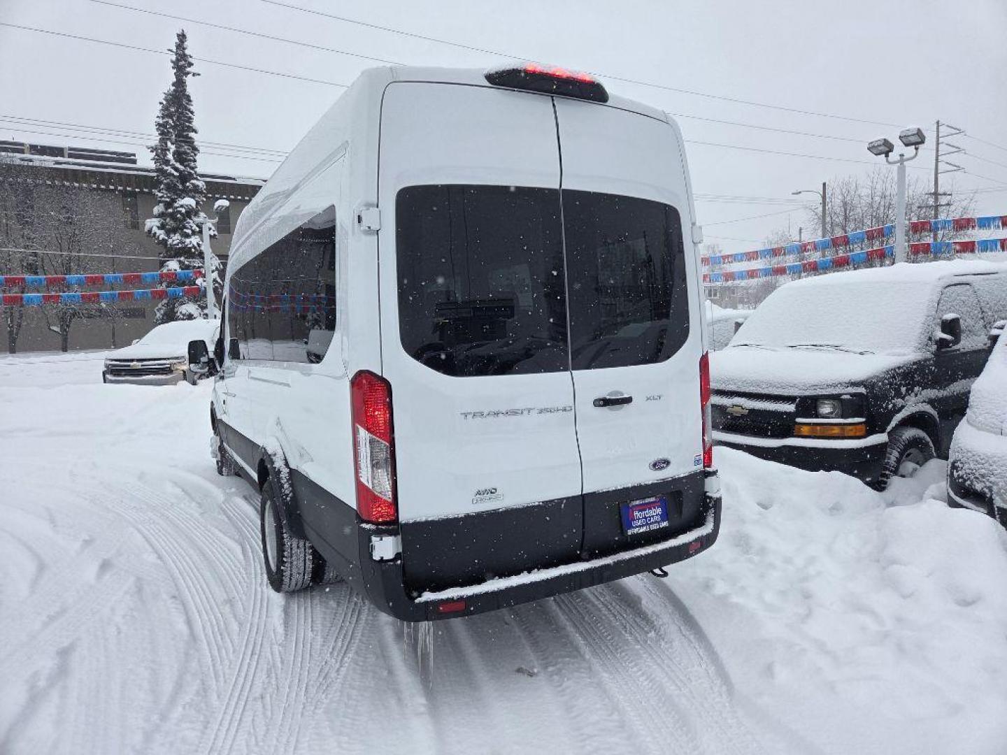 2025 WHITE FORD TRANSIT T-350 HD (1FBVU5XG6SK) with an 3.5L engine, Automatic transmission, located at 929 East 8th Ave, Anchorage, AK, 99501, (907) 274-2277, 61.214783, -149.866074 - Photo#2