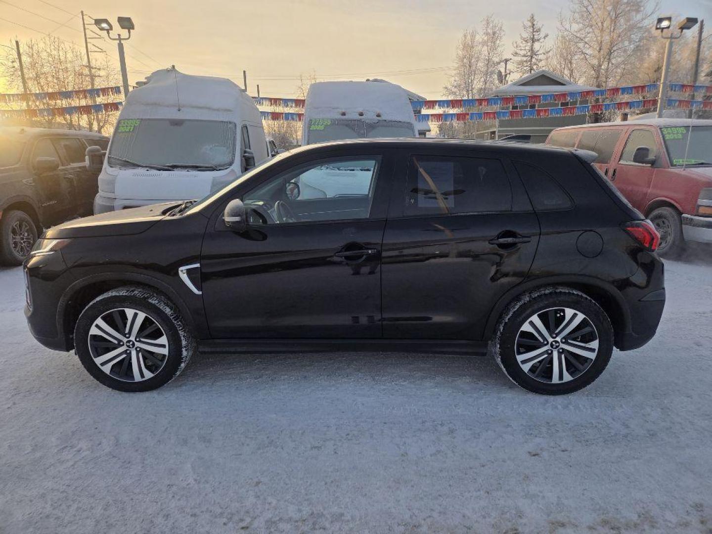2020 BLACK MITSUBISHI OUTLANDER SPORT ES (JA4AR3AU0LU) with an 2.0L engine, Automatic transmission, located at 929 East 8th Ave, Anchorage, AK, 99501, (907) 274-2277, 61.214783, -149.866074 - Photo#1