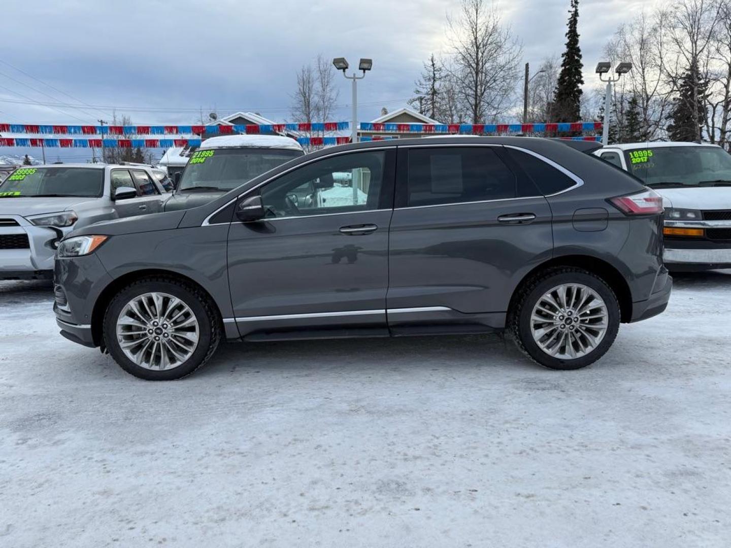2020 GRAY FORD EDGE TITANIUM (2FMPK4K90LB) with an 2.0L engine, Automatic transmission, located at 929 East 8th Ave, Anchorage, AK, 99501, (907) 274-2277, 61.214783, -149.866074 - Photo#1