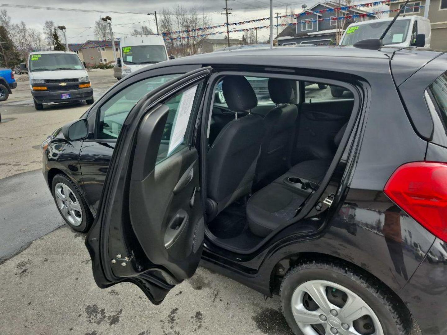 2021 BLACK CHEVROLET SPARK LS (KL8CB6SAXMC) with an 1.4L engine, Continuously Variable transmission, located at 929 East 8th Ave, Anchorage, AK, 99501, (907) 274-2277, 61.214783, -149.866074 - Photo#2