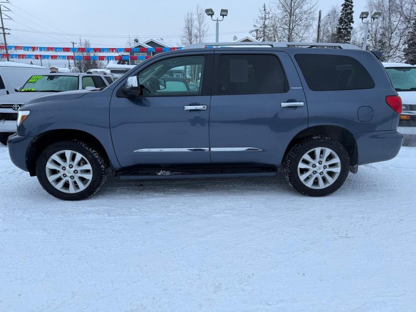 2019 BLUE TOYOTA SEQUOIA PLATINUM (5TDDY5G12KS) with an 5.7L engine, Automatic transmission, located at 929 East 8th Ave, Anchorage, AK, 99501, (907) 274-2277, 61.214783, -149.866074 - Photo#1