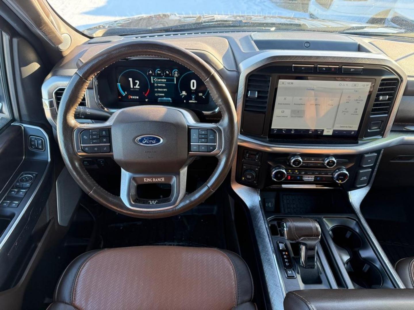 2023 BLUE FORD F150 KING RANCH SUPERCREW (1FTFW1E81PF) with an 3.5L engine, Automatic transmission, located at 929 East 8th Ave, Anchorage, AK, 99501, (907) 274-2277, 61.214783, -149.866074 - Photo#4