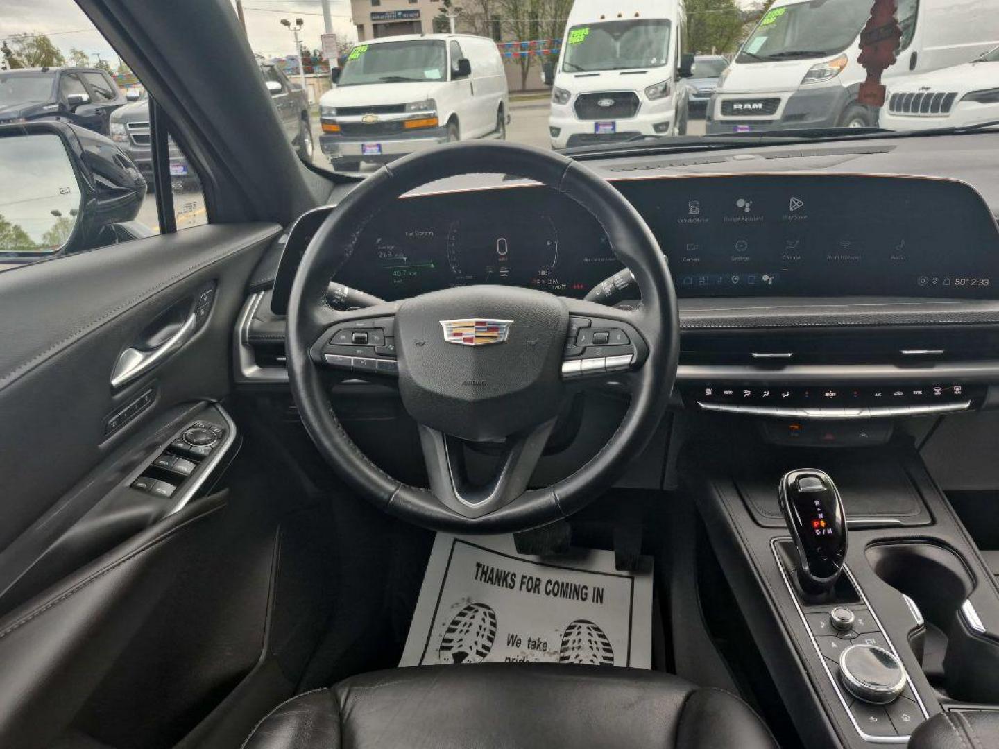 2025 BLACK CADILLAC XT4 PREMIUM LUXURY (1GYFZDR48SF) with an 2.0L engine, Automatic transmission, located at 929 East 8th Ave, Anchorage, AK, 99501, (907) 274-2277, 61.214783, -149.866074 - Photo#4
