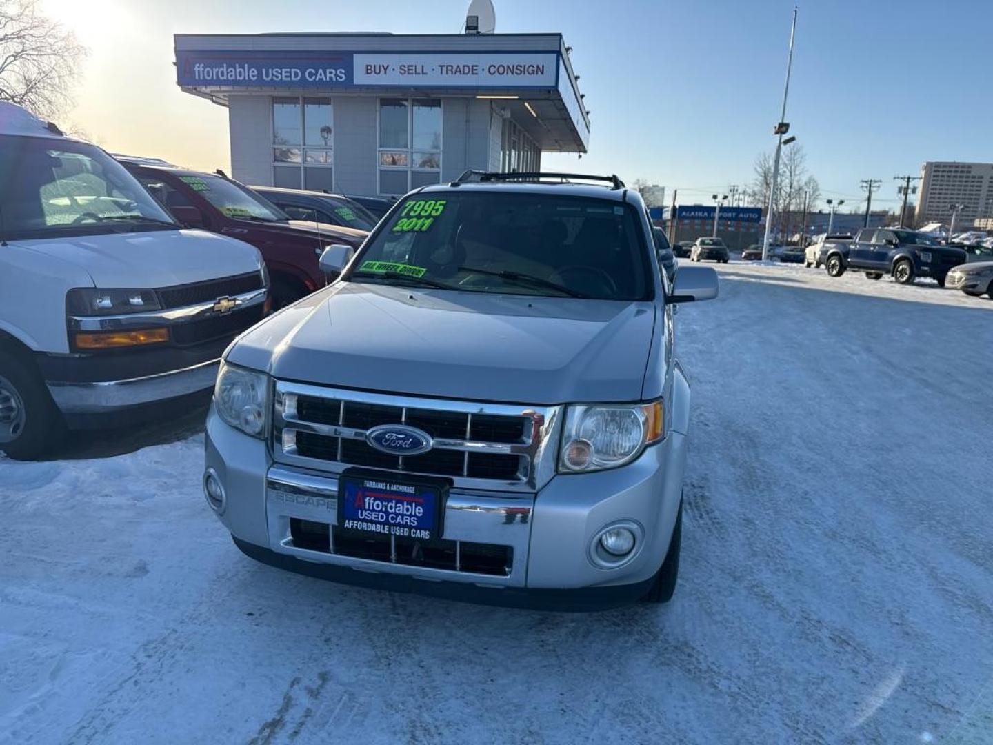 2011 SILVER FORD ESCAPE LIMITED (1FMCU9EG6BK) with an 3.0L engine, Automatic transmission, located at 929 East 8th Ave, Anchorage, AK, 99501, (907) 274-2277, 61.214783, -149.866074 - Photo#0