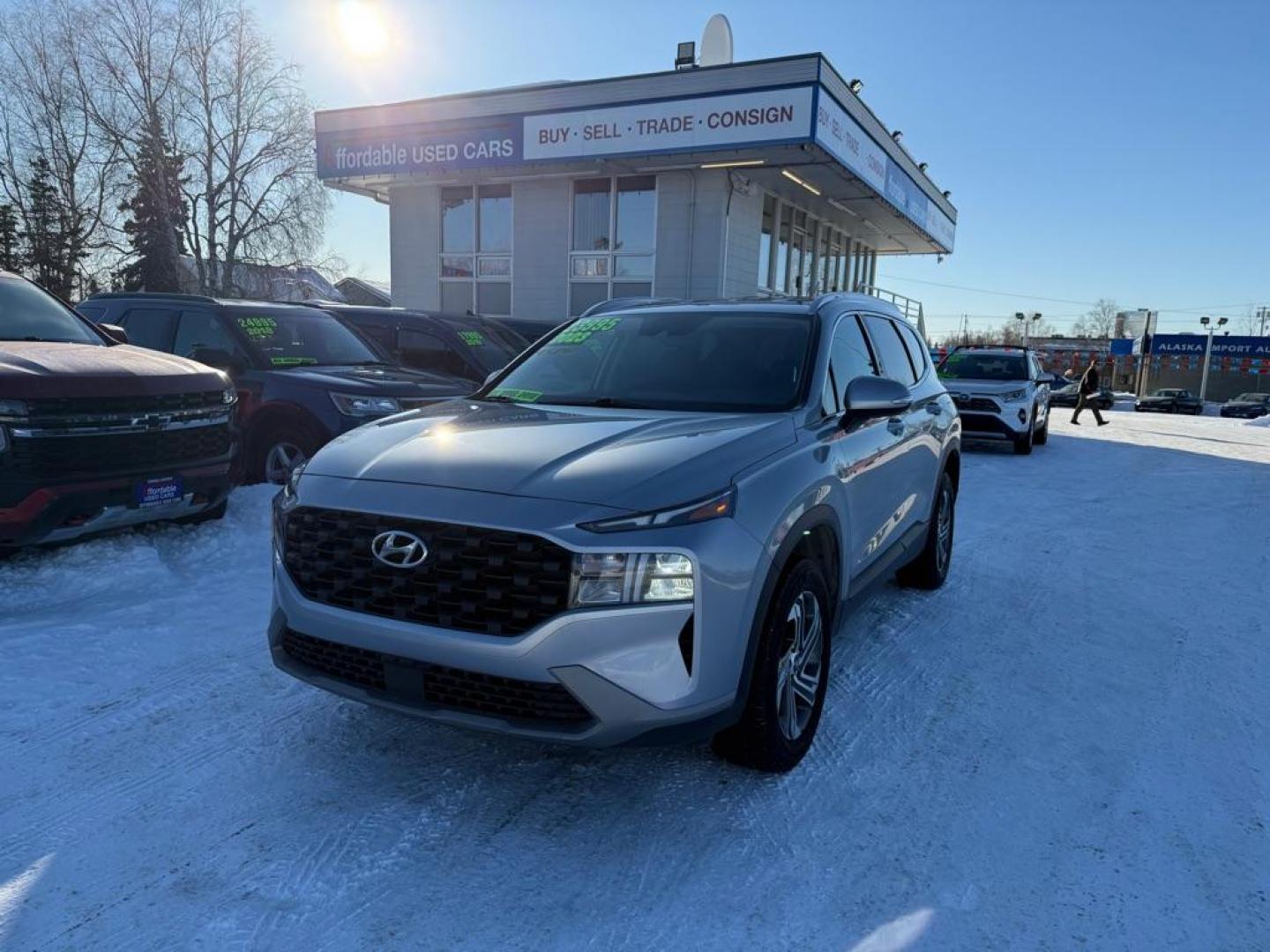 2023 SILVER HYUNDAI SANTA FE SEL SEL (5NMS2DAJ6PH) with an 2.5L engine, Automatic transmission, located at 929 East 8th Ave, Anchorage, AK, 99501, (907) 274-2277, 61.214783, -149.866074 - Photo#0