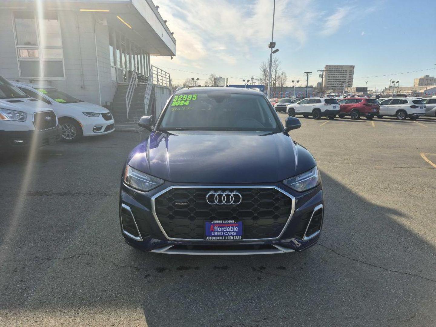 2024 BLACK AUDI Q5 PREMIUM PREMIUM PLUS 45 (WA1EAAFY9R2) with an 2.0L engine, Automatic transmission, located at 929 East 8th Ave, Anchorage, AK, 99501, (907) 274-2277, 61.214783, -149.866074 - Photo#2