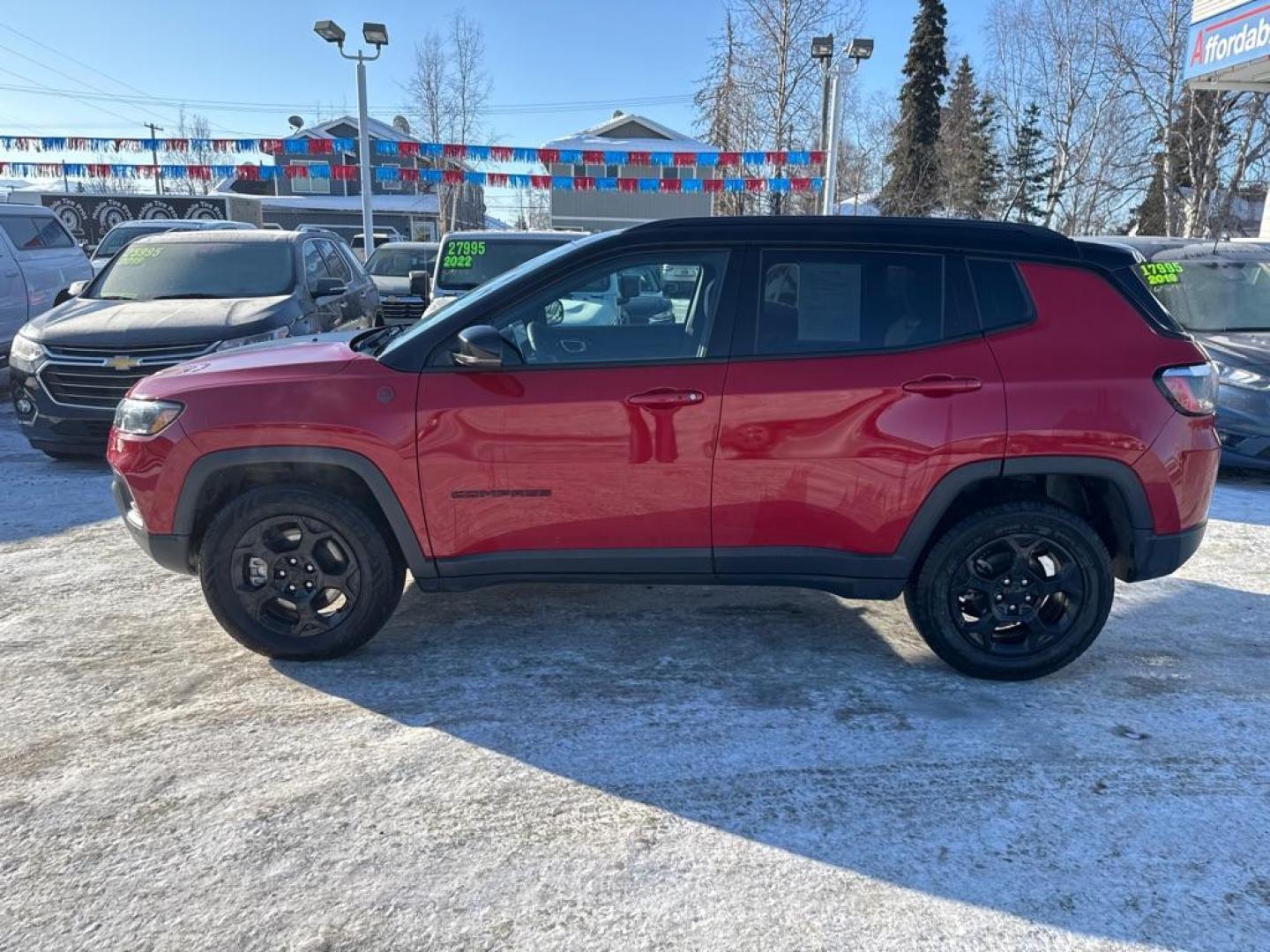 2023 RED JEEP COMPASS TRAILHAWK (3C4NJDDN2PT) with an 2.0L engine, Automatic transmission, located at 929 East 8th Ave, Anchorage, AK, 99501, (907) 274-2277, 61.214783, -149.866074 - Photo#1