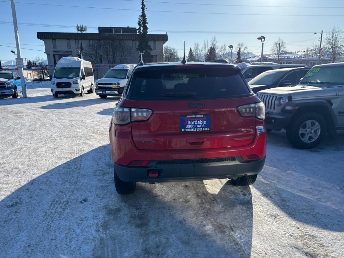 2023 RED JEEP COMPASS TRAILHAWK (3C4NJDDN2PT) with an 2.0L engine, Automatic transmission, located at 929 East 8th Ave, Anchorage, AK, 99501, (907) 274-2277, 61.214783, -149.866074 - Photo#2