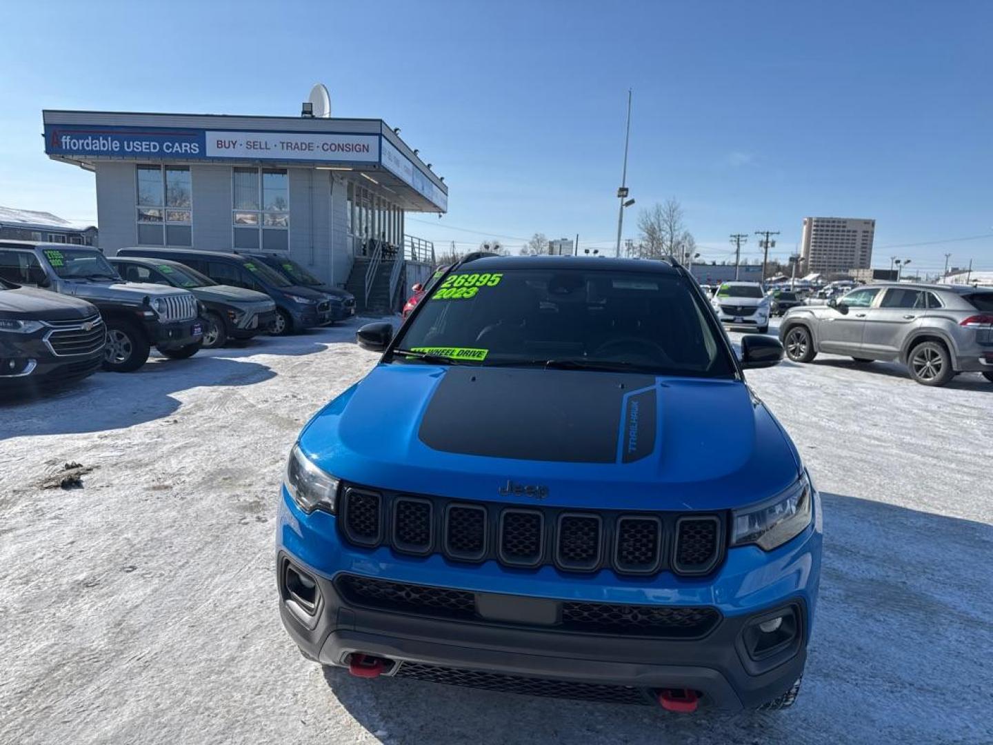 2023 BLUE JEEP COMPASS TRAILHAWK (3C4NJDDN8PT) with an 2.0L engine, Automatic transmission, located at 929 East 8th Ave, Anchorage, AK, 99501, (907) 274-2277, 61.214783, -149.866074 - Photo#1