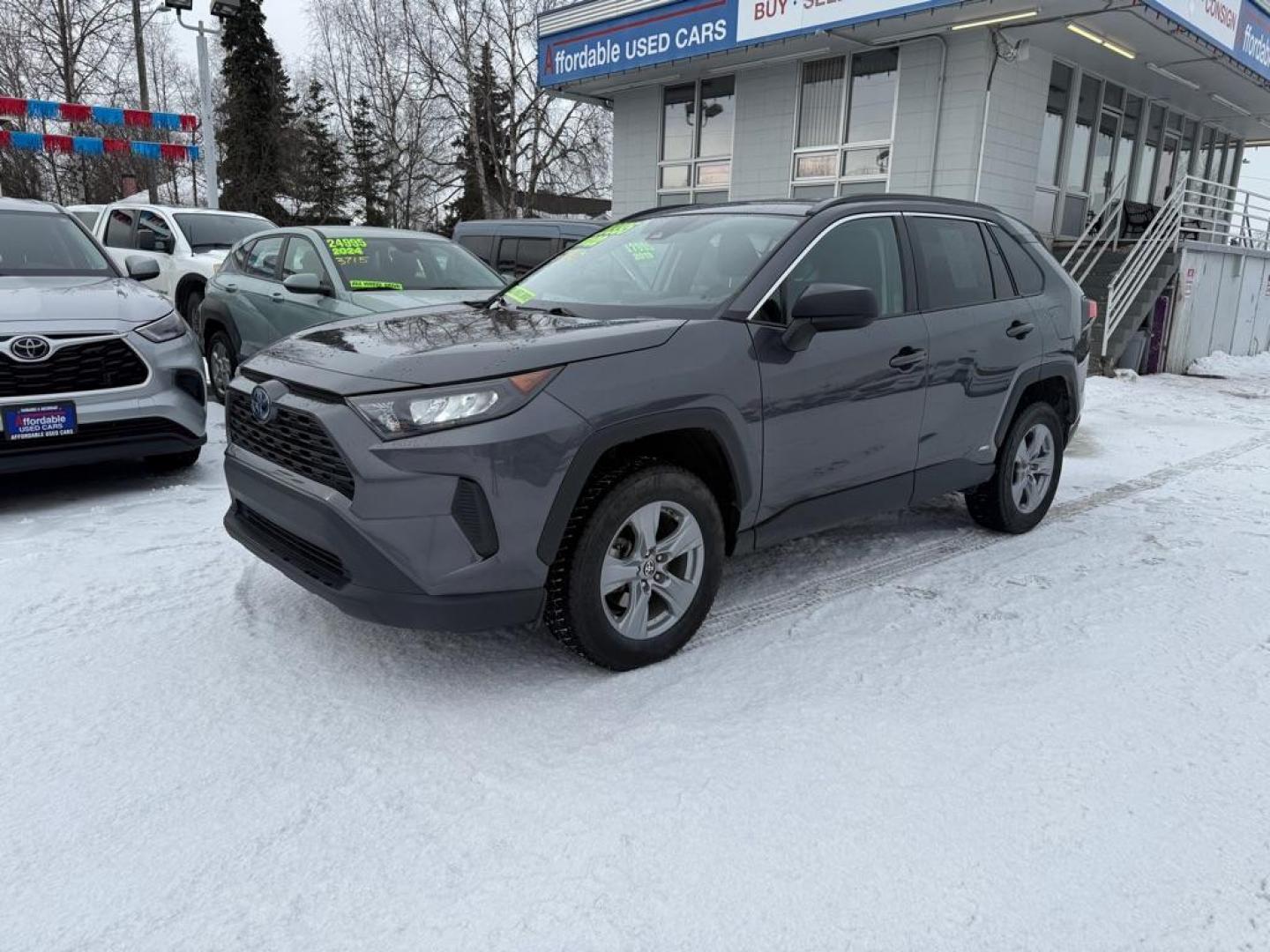 2022 GRAY TOYOTA RAV4 LE (4T3LWRFV8NU) with an 2.5L engine, Continuously Variable transmission, located at 929 East 8th Ave, Anchorage, AK, 99501, (907) 274-2277, 61.214783, -149.866074 - Photo#0