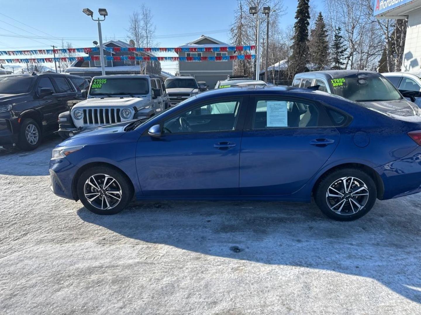 2023 BLUE KIA FORTE LX (3KPF24AD3PE) with an 2L engine, Continuously Variable transmission, located at 929 East 8th Ave, Anchorage, AK, 99501, (907) 274-2277, 61.214783, -149.866074 - Photo#1