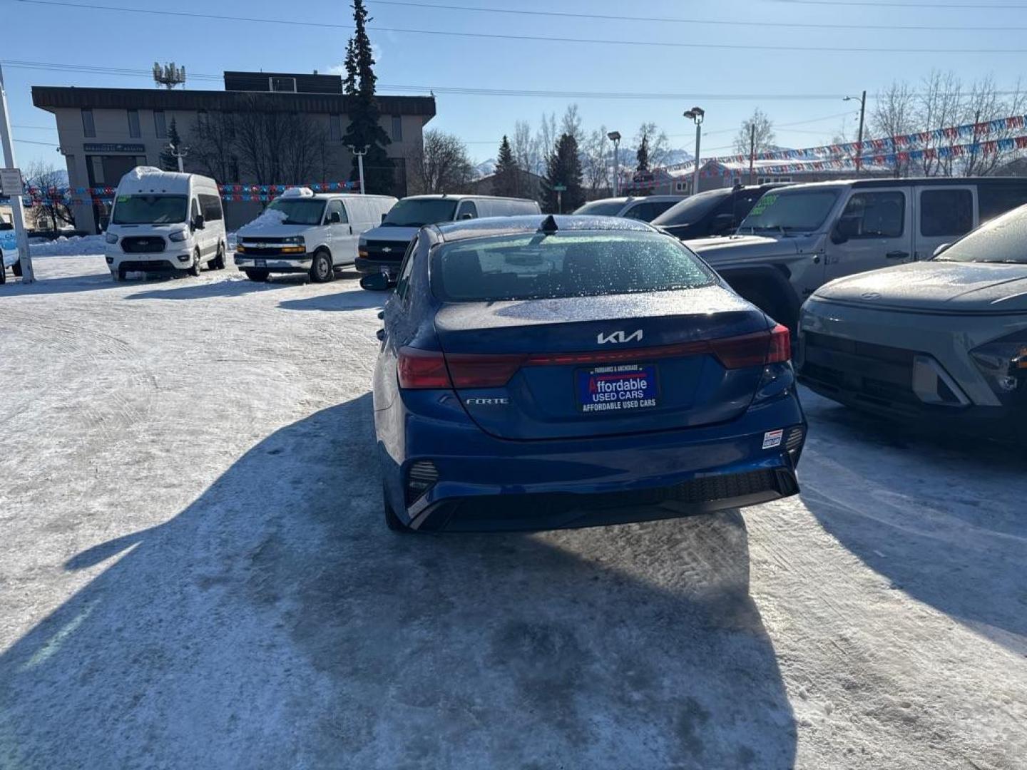2023 BLUE KIA FORTE LX (3KPF24AD3PE) with an 2L engine, Continuously Variable transmission, located at 929 East 8th Ave, Anchorage, AK, 99501, (907) 274-2277, 61.214783, -149.866074 - Photo#2
