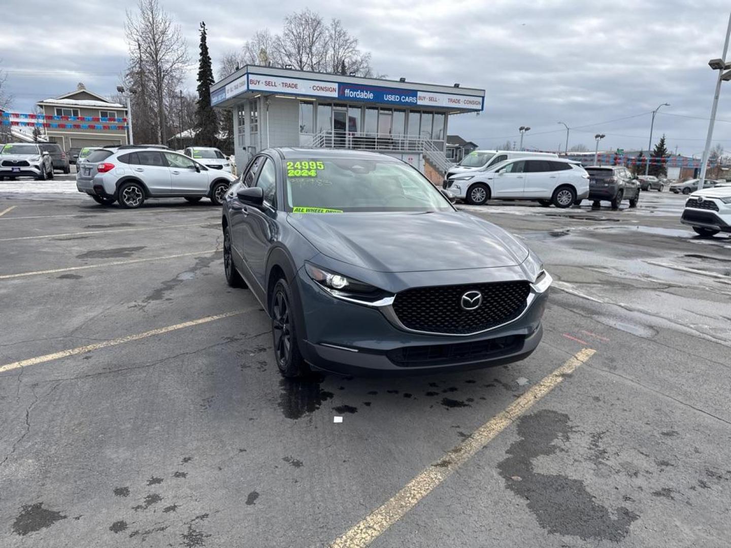 2024 GRAY MAZDA CX-30 PREFERRED (3MVDMBCM4RM) with an 2.5L engine, Automatic transmission, located at 929 East 8th Ave, Anchorage, AK, 99501, (907) 274-2277, 61.214783, -149.866074 - Photo#1