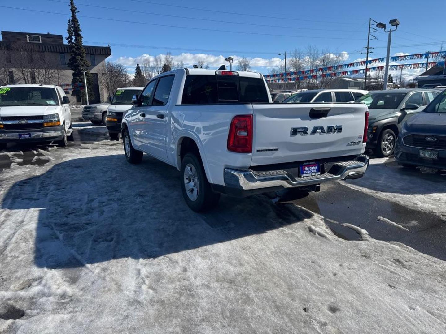 2025 WHITE RAM 1500 BIG HORN/LONE STAR (1C6RRFFG5SN) with an 3.6L engine, Automatic transmission, located at 929 East 8th Ave, Anchorage, AK, 99501, (907) 274-2277, 61.214783, -149.866074 - Photo#2