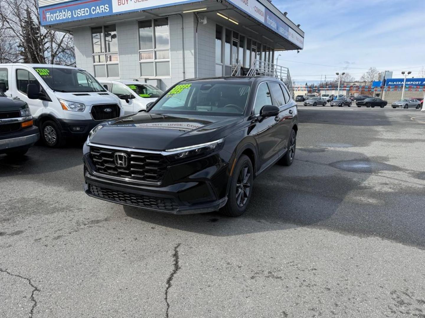 2026 BLACK HONDA CR-V EXL (2HKRS4H72TH) with an 1.5L engine, Continuously Variable transmission, located at 929 East 8th Ave, Anchorage, AK, 99501, (907) 274-2277, 61.214783, -149.866074 - Photo#0