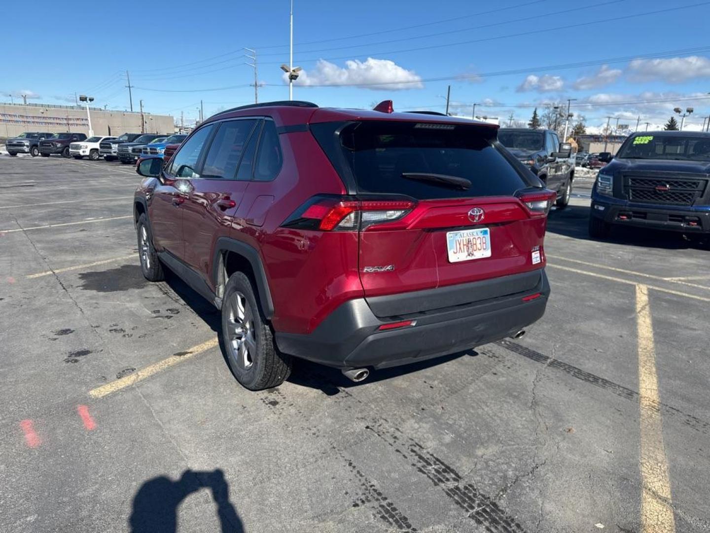 2023 RED TOYOTA RAV4 XLE (2T3W1RFVXPW) with an 2.5L engine, Automatic transmission, located at 929 East 8th Ave, Anchorage, AK, 99501, (907) 274-2277, 61.214783, -149.866074 - Photo#2