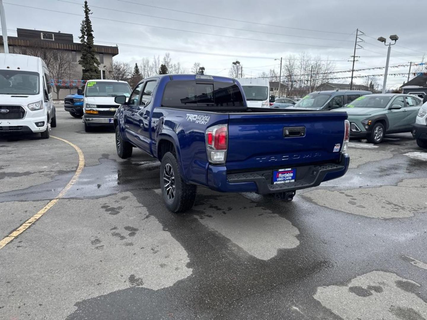 2023 BLUE TOYOTA TACOMA DOUBLE CAB (3TMDZ5BNXPM) with an 3.5L engine, Automatic transmission, located at 929 East 8th Ave, Anchorage, AK, 99501, (907) 274-2277, 61.214783, -149.866074 - Photo#2