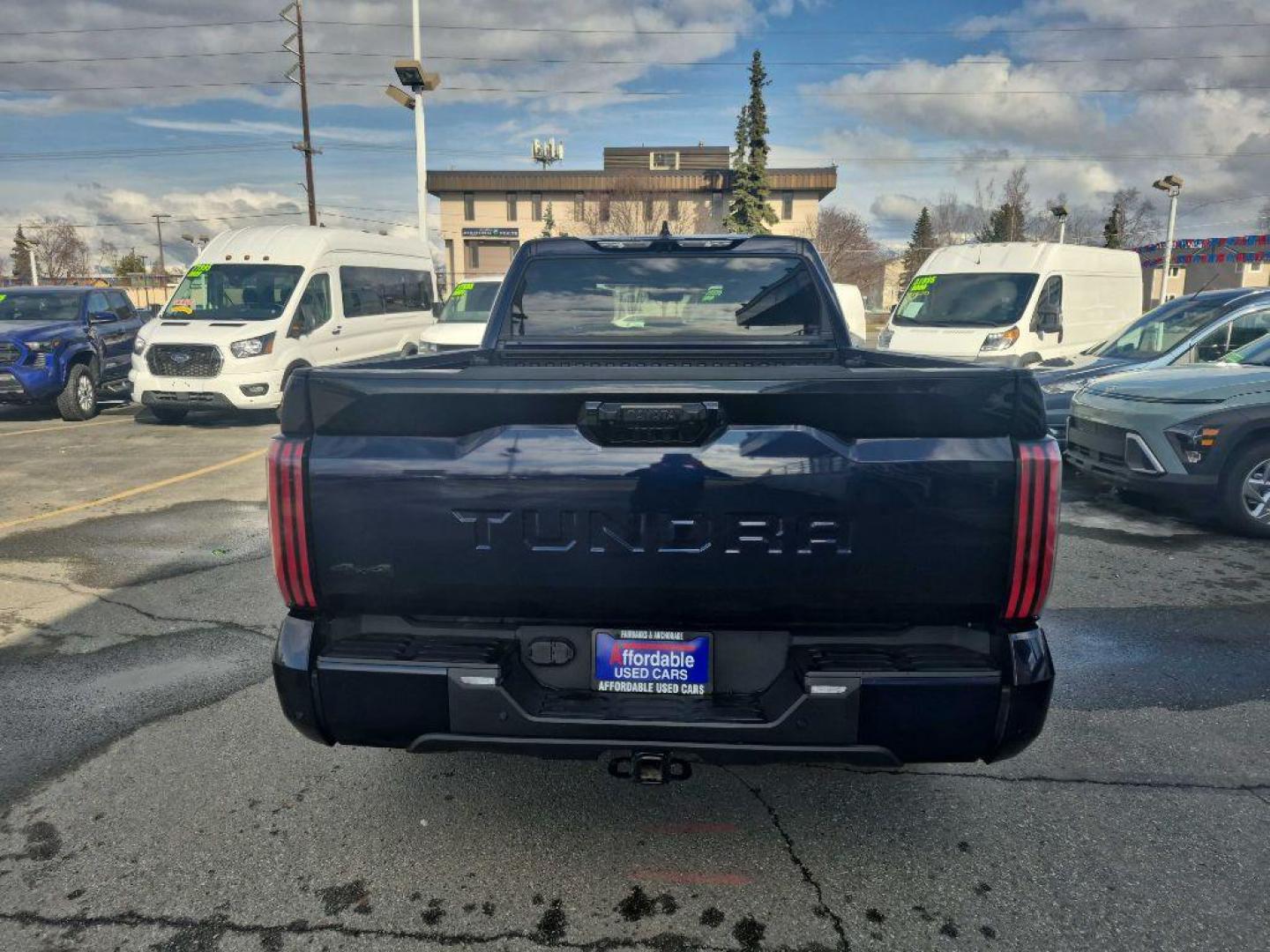 2023 BLUE TOYOTA TUNDRA CREWMAX PLATINUM (5TFNA5EC9PX) with an 3.4L engine, Automatic transmission, located at 929 East 8th Ave, Anchorage, AK, 99501, (907) 274-2277, 61.214783, -149.866074 - Photo#2