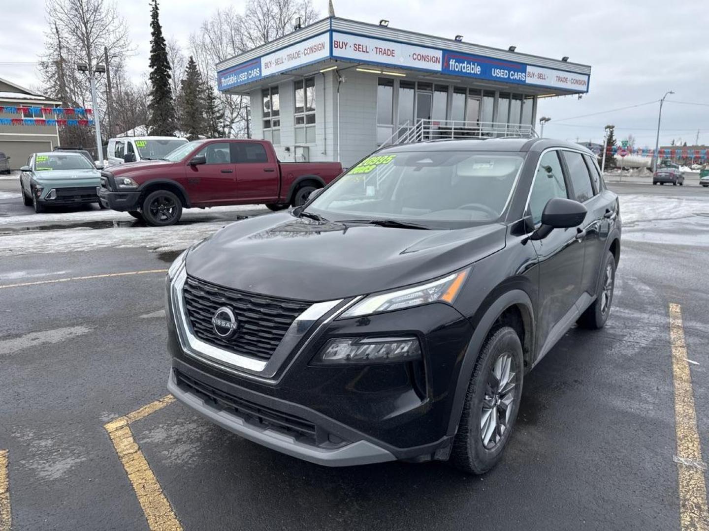 2023 BLACK NISSAN ROGUE S (5N1BT3AB7PC) with an 1.5L engine, Continuously Variable transmission, located at 929 East 8th Ave, Anchorage, AK, 99501, (907) 274-2277, 61.214783, -149.866074 - Photo#0