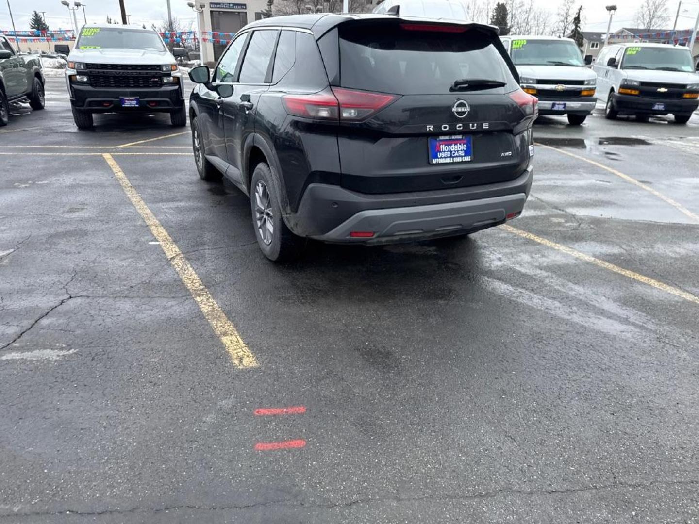 2023 BLACK NISSAN ROGUE S (5N1BT3AB7PC) with an 1.5L engine, Continuously Variable transmission, located at 929 East 8th Ave, Anchorage, AK, 99501, (907) 274-2277, 61.214783, -149.866074 - Photo#2