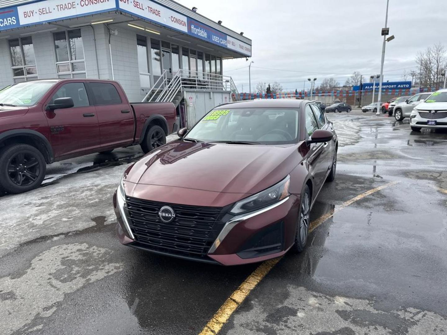 2023 MAROON NISSAN ALTIMA SV (1N4BL4DV6PN) with an 2.5L engine, Continuously Variable transmission, located at 929 East 8th Ave, Anchorage, AK, 99501, (907) 274-2277, 61.214783, -149.866074 - Photo#0