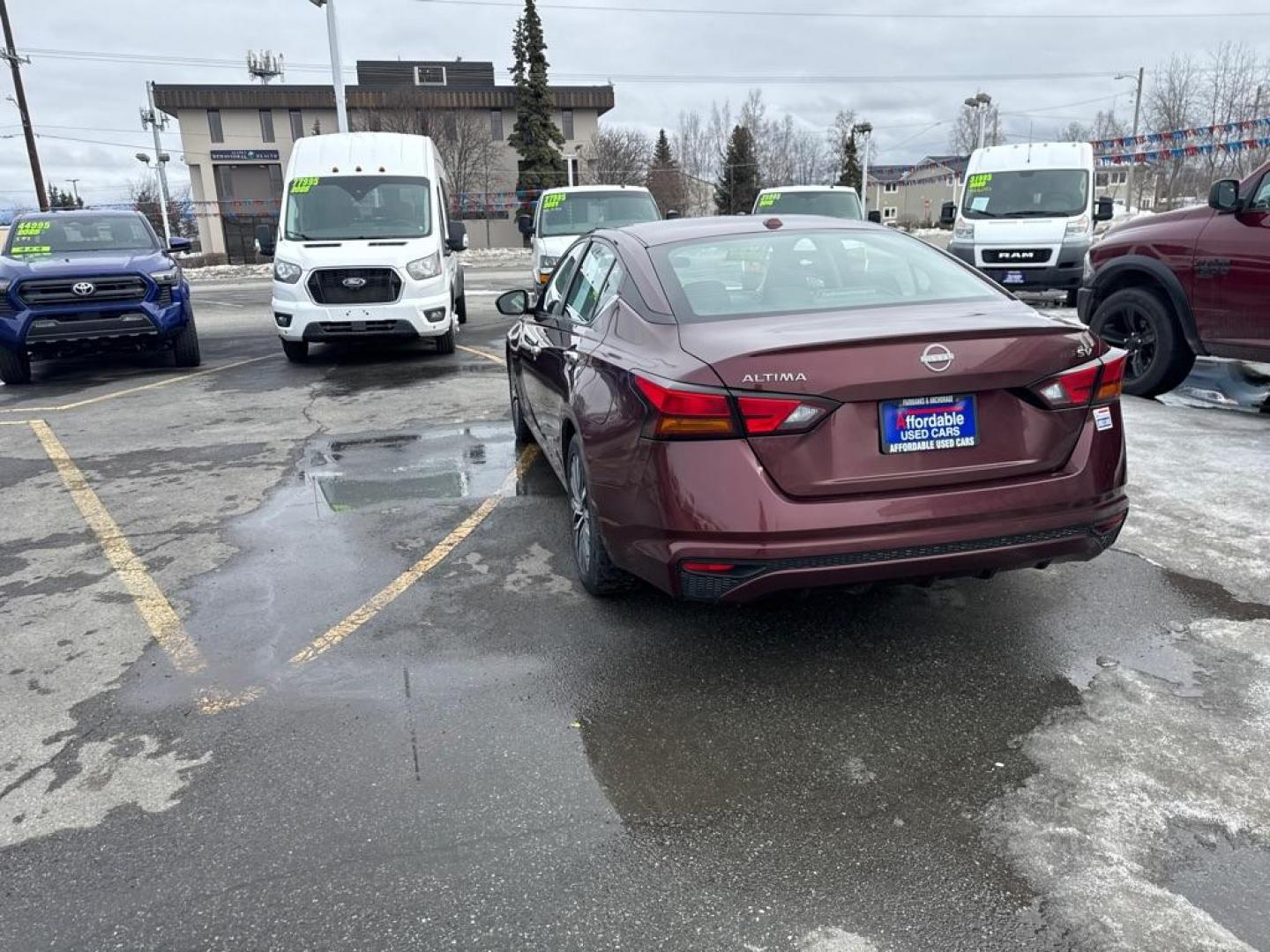 2023 MAROON NISSAN ALTIMA SV (1N4BL4DV6PN) with an 2.5L engine, Continuously Variable transmission, located at 929 East 8th Ave, Anchorage, AK, 99501, (907) 274-2277, 61.214783, -149.866074 - Photo#2