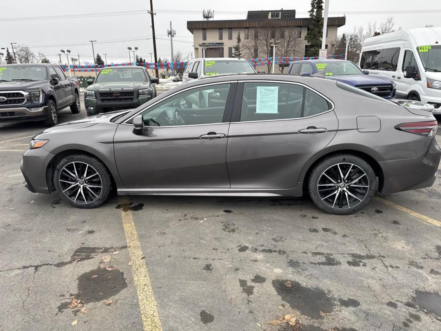 2024 GRAY TOYOTA CAMRY SE NIGHT SHADE (4T1G11AK3RU) with an 2.5L engine, Automatic transmission, located at 929 East 8th Ave, Anchorage, AK, 99501, (907) 274-2277, 61.214783, -149.866074 - Photo#1