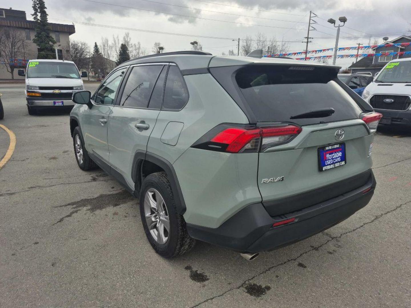 2023 GRAY TOYOTA RAV4 XLE (2T3W1RFV3PW) with an 2.5L engine, Automatic transmission, located at 929 East 8th Ave, Anchorage, AK, 99501, (907) 274-2277, 61.214783, -149.866074 - Photo#2