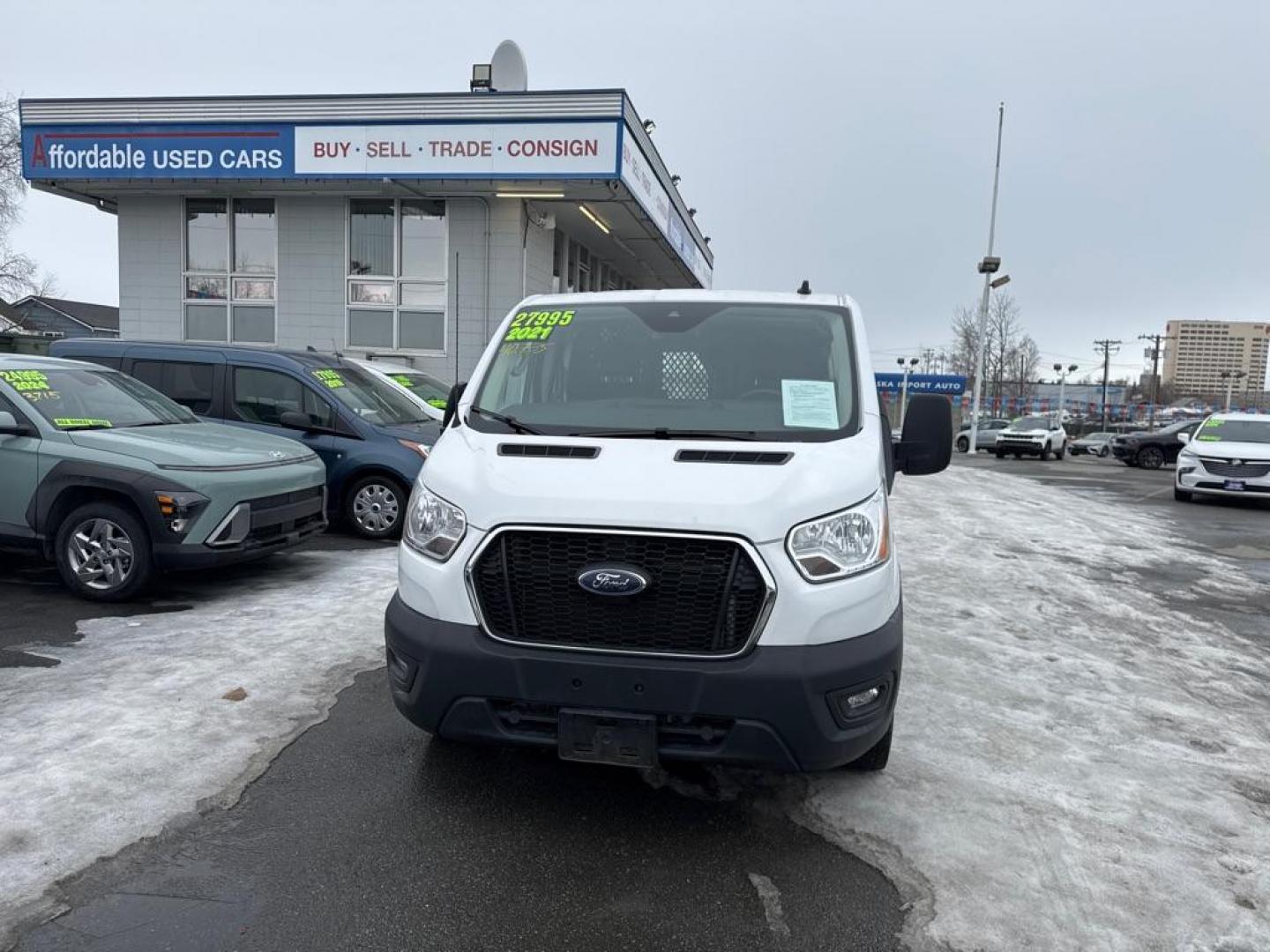 2021 WHITE FORD TRANSIT T-250 T-250 (1FTBR1Y82MK) with an 3.5L engine, Automatic transmission, located at 929 East 8th Ave, Anchorage, AK, 99501, (907) 274-2277, 61.214783, -149.866074 - Photo#0