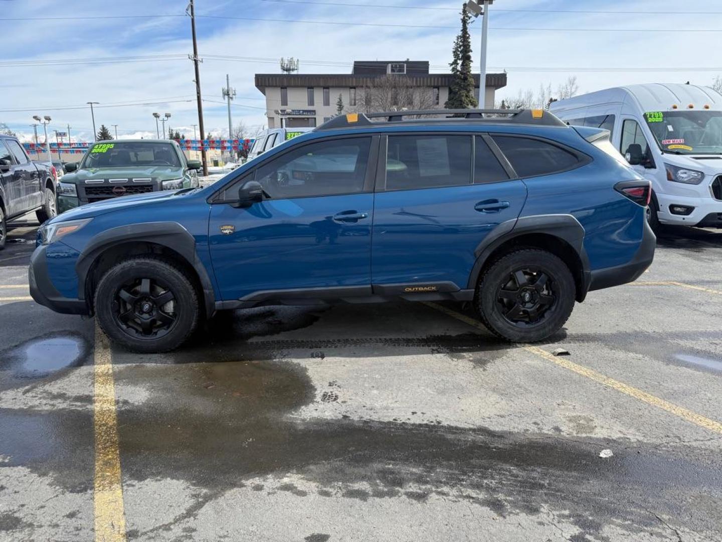 2022 BLUE SUBARU OUTBACK WILDERNESS (4S4BTGUD7N3) with an 2.4L engine, Continuously Variable transmission, located at 929 East 8th Ave, Anchorage, AK, 99501, (907) 274-2277, 61.214783, -149.866074 - Photo#1