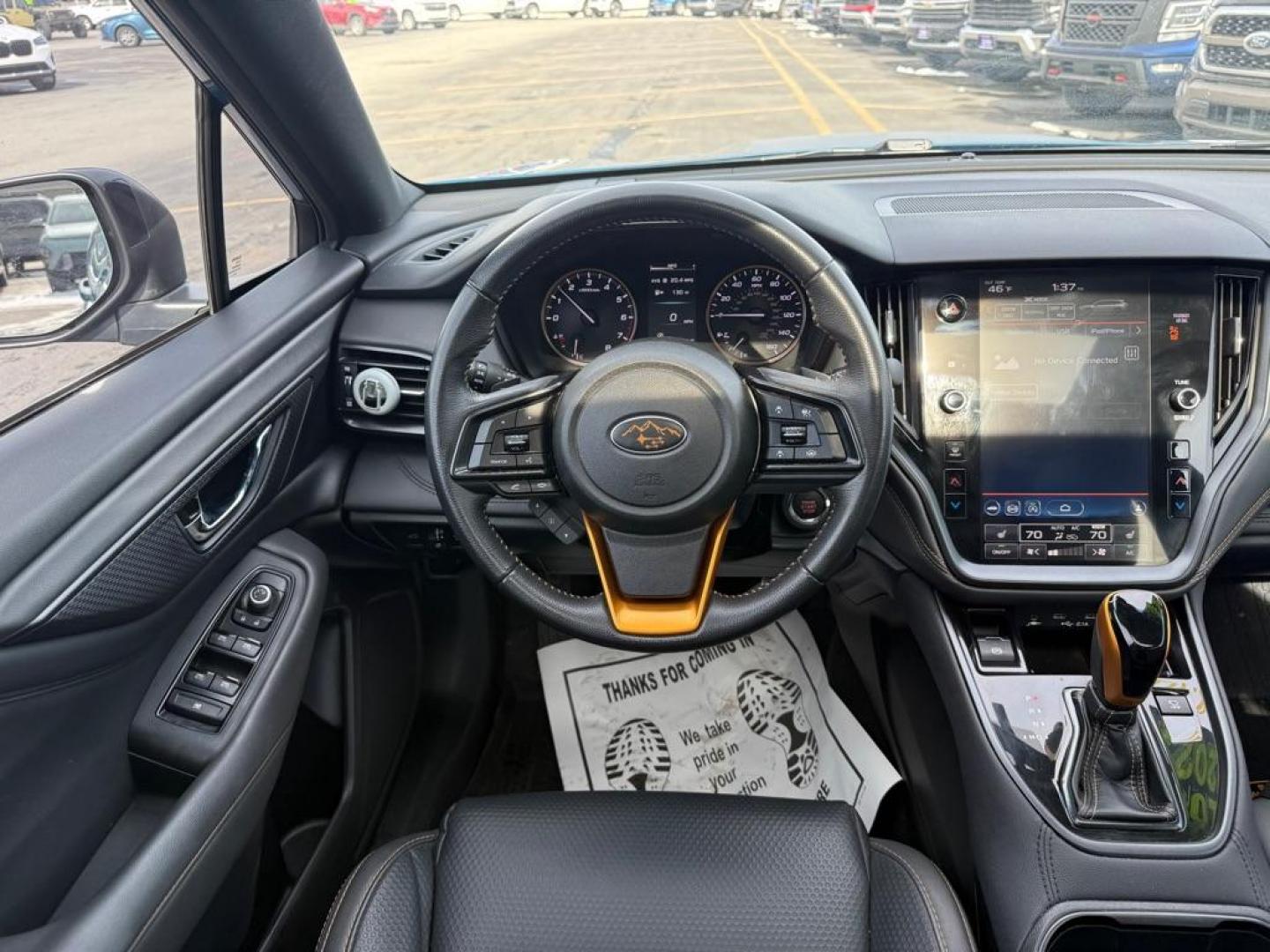 2022 BLUE SUBARU OUTBACK WILDERNESS (4S4BTGUD7N3) with an 2.4L engine, Continuously Variable transmission, located at 929 East 8th Ave, Anchorage, AK, 99501, (907) 274-2277, 61.214783, -149.866074 - Photo#4